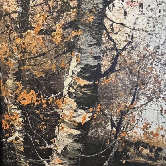 Woodland Landscape Framed Oil Painting on Canvas (signed S. Warren) - Picture 4 of 8